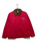 bark at the moonバークアットザムーン）の古着「ワークジャケット」｜レッド