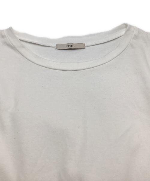 LE PHIL（ル フィル）LE PHIL (ル フィル) シルキースムースノースリーブT ホワイト サイズ:Fの古着・服飾アイテム