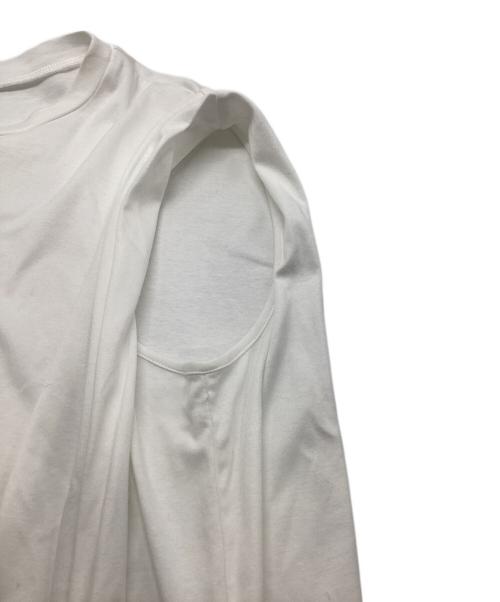 LE PHIL（ル フィル）LE PHIL (ル フィル) シルキースムースノースリーブT ホワイト サイズ:Fの古着・服飾アイテム