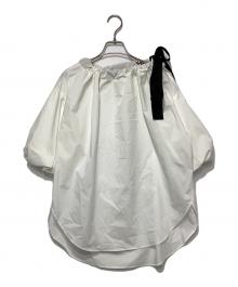 ESSEN .LAUTREAMONT（エッセン.ロートレアモン）の古着「パフスリーブブラウス」｜ホワイト