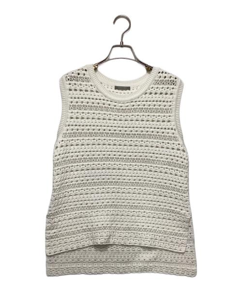 theory luxe（セオリーリュクス）theory luxe (セオリーリュクス) ニットベスト ホワイト サイズ:38の古着・服飾アイテム