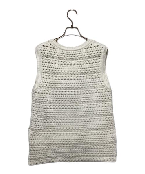theory luxe（セオリーリュクス）theory luxe (セオリーリュクス) ニットベスト ホワイト サイズ:38の古着・服飾アイテム