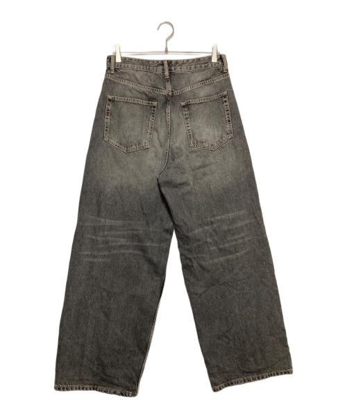 ZARA（ザラ）ZARA (ザラ) スーパーバギーフィットジーンズ ブラック サイズ:EUR38の古着・服飾アイテム