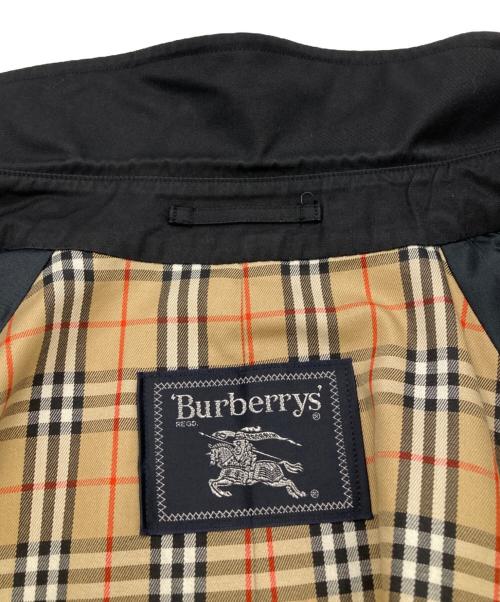 Burberry's（バーバリーズ）Burberry's (バーバリーズ) 一枚袖ステンカラーコート ブラック サイズ:MAの古着・服飾アイテム
