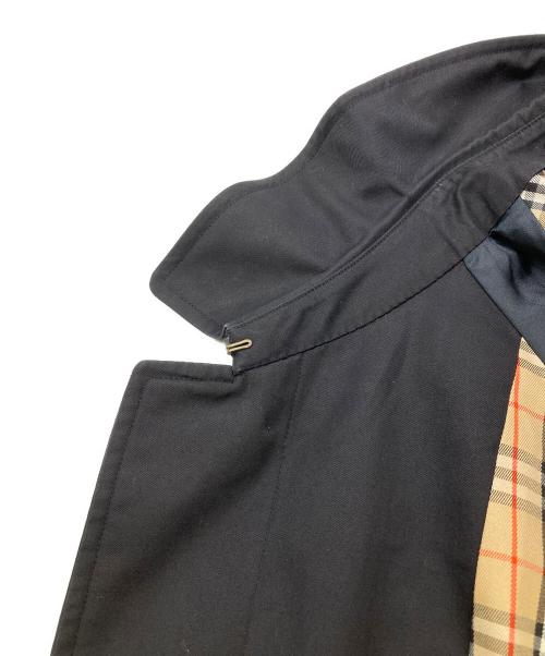 Burberry's（バーバリーズ）Burberry's (バーバリーズ) 一枚袖ステンカラーコート ブラック サイズ:MAの古着・服飾アイテム