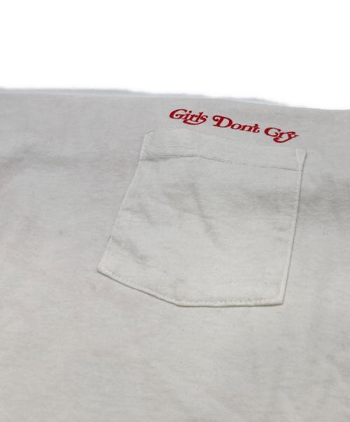 GIRLS DON'T CRY（ガールズ ドント クライ）GIRLS DON'T CRY (ガールズ ドント クライ) CHERRY LOS ANGELES (チェリーロサンゼルス) ANGEL CLASSIC POCKET TEE ホワイト サイズ:XLの古着・服飾アイテム