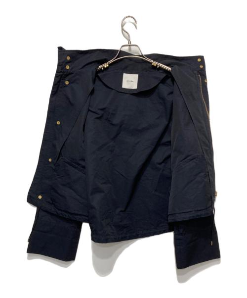 Spick and Span（スピック＆スパン）Spick and Span (スピックアンドスパン) グログランフーディブルゾン ネイビー サイズ:38の古着・服飾アイテム