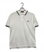 COMME des GARCONS SHIRT×FRED PERRYコムデギャルソンシャツ×フレッドペリー）の古着「コットン鹿子グラフィックポロ」｜ホワイト