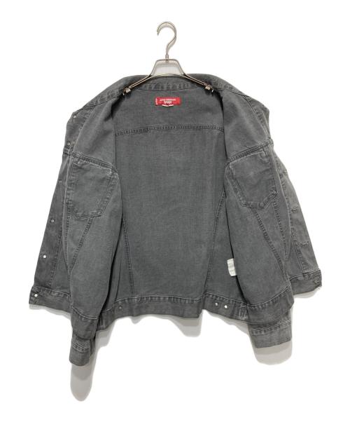 JUNYA WATANABE MAN（ジュンヤワタナベマン）JUNYA WATANABE MAN (ジュンヤワタナベマン) LEVI'S (リーバイス) Wネーム デニムジャケット グレー サイズ:Sの古着・服飾アイテム