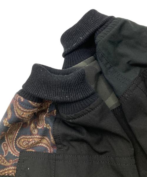 COMME des GARCONS HOMME（コムデギャルソン オム）COMME des GARCONS HOMME (コムデギャルソン オム) Cotton Nylon Back Satin ジャケット ブラック サイズ:Lの古着・服飾アイテム