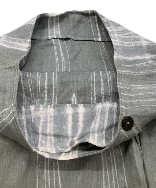 JURGEN LEHL（ヨーガンレール）JURGEN LEHL (ヨーガンレール) リネンラップスカート グレー サイズ:Mの古着・服飾アイテム