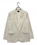 theoryセオリー）の古着「Admiral Stripe Casual Blazer」｜ホワイト