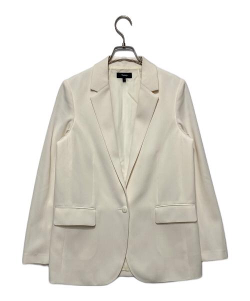 theory（セオリー）theory (セオリー) Admiral Stripe Casual Blazer ホワイトの古着・服飾アイテム