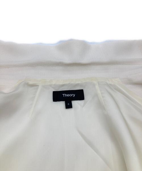 theory（セオリー）theory (セオリー) Admiral Stripe Casual Blazer ホワイトの古着・服飾アイテム