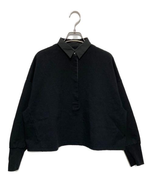 LE PHIL（ル フィル）LE PHIL (ル フィル) BIGポロプルオーバー ブラック サイズ:Fの古着・服飾アイテム