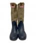 HUNTER (ハンター) ロングレインブーツ カーキ×ネイビー サイズ:UK 9：5000円