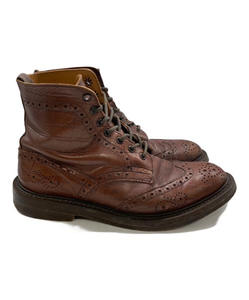 Tricker's（トリッカーズ）Tricker's (トリッカーズ) PAUL SMITH (ポールスミス) カントリーブーツ ブラウン サイズ:7の古着・服飾アイテム