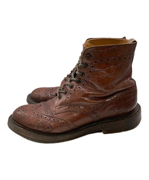 Tricker's（トリッカーズ）Tricker's (トリッカーズ) PAUL SMITH (ポールスミス) カントリーブーツ ブラウン サイズ:7の古着・服飾アイテム