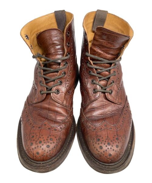 Tricker's（トリッカーズ）Tricker's (トリッカーズ) PAUL SMITH (ポールスミス) カントリーブーツ ブラウン サイズ:7の古着・服飾アイテム
