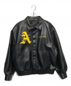 A FEW GOOD KIDSアフューグッドキッズ）の古着「フェイクレザージャケット」｜ブラック