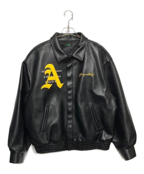 A FEW GOOD KIDS（アフューグッドキッズ）A FEW GOOD KIDS (アフューグッドキッズ) フェイクレザージャケット ブラック サイズ:Lの古着・服飾アイテム