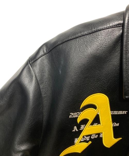A FEW GOOD KIDS（アフューグッドキッズ）A FEW GOOD KIDS (アフューグッドキッズ) フェイクレザージャケット ブラック サイズ:Lの古着・服飾アイテム