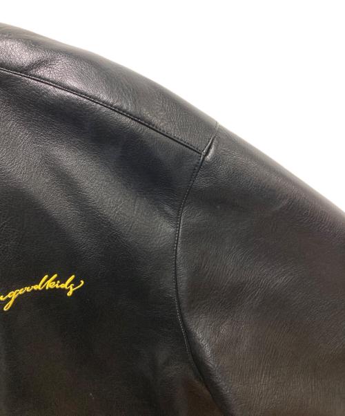 A FEW GOOD KIDS（アフューグッドキッズ）A FEW GOOD KIDS (アフューグッドキッズ) フェイクレザージャケット ブラック サイズ:Lの古着・服飾アイテム
