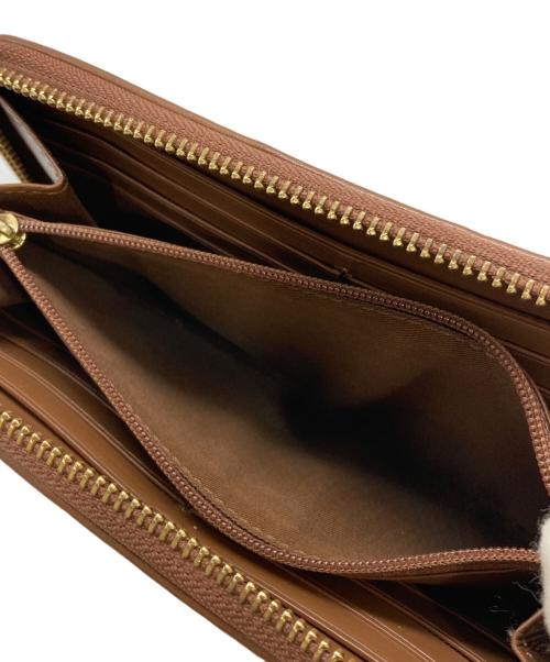COACH（コーチ）COACH (コーチ) ラウンドジップウォレット ブラウンの古着・服飾アイテム