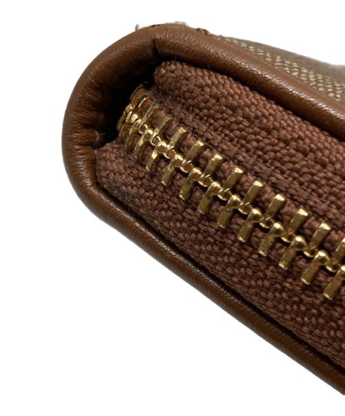 COACH（コーチ）COACH (コーチ) ラウンドジップウォレット ブラウンの古着・服飾アイテム