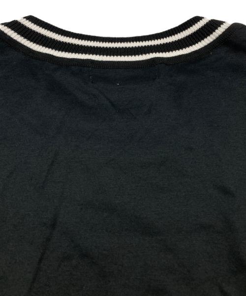 Yves Saint Laurent（イヴサンローラン）Yves Saint Laurent (イヴサンローラン) ロゴ刺繍Tシャツ ブラック サイズ:Ｍの古着・服飾アイテム