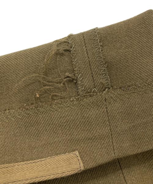 French Army（フランス軍）French Army (フレンチアーミー) M-52 ウールトラウザーズ カーキ サイズ:76の古着・服飾アイテム