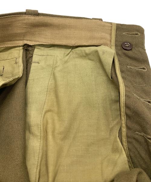 French Army（フランス軍）French Army (フレンチアーミー) M-52 ウールトラウザーズ カーキ サイズ:76の古着・服飾アイテム