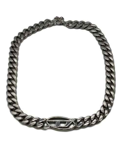 DIESEL（ディーゼル）DIESEL (ディーゼル) Dロゴチェーンネックレス シルバーの古着・服飾アイテム