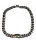 DIESEL（ディーゼル）の古着「Dロゴチェーンネックレス」｜シルバー
