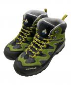 mont-bellモンベル）の古着「トレッキングブーツ」｜ブラック×グリーン