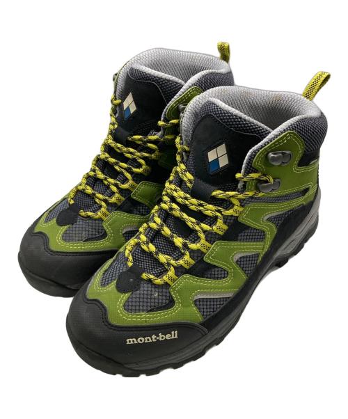 mont-bell（モンベル）mont-bell (モンベル) トレッキングブーツ ブラック×グリーン サイズ:27の古着・服飾アイテム
