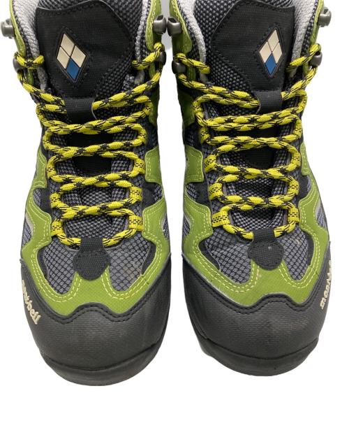 mont-bell（モンベル）mont-bell (モンベル) トレッキングブーツ ブラック×グリーン サイズ:27の古着・服飾アイテム