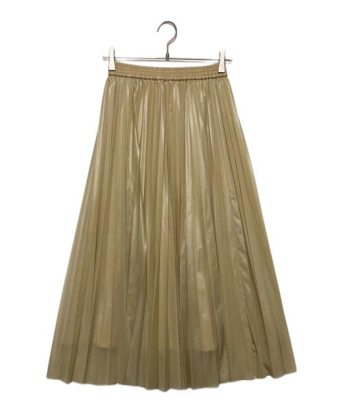 PUBLIC TOKYO（パブリックトウキョウ）PUBLIC TOKYO (パブリックトウキョウ) カレンダーシアープリーツスカート イエロー サイズ:FREE 未使用品の古着・服飾アイテム