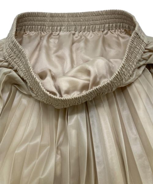 PUBLIC TOKYO（パブリックトウキョウ）PUBLIC TOKYO (パブリックトウキョウ) カレンダーシアープリーツスカート イエロー サイズ:FREE 未使用品の古着・服飾アイテム