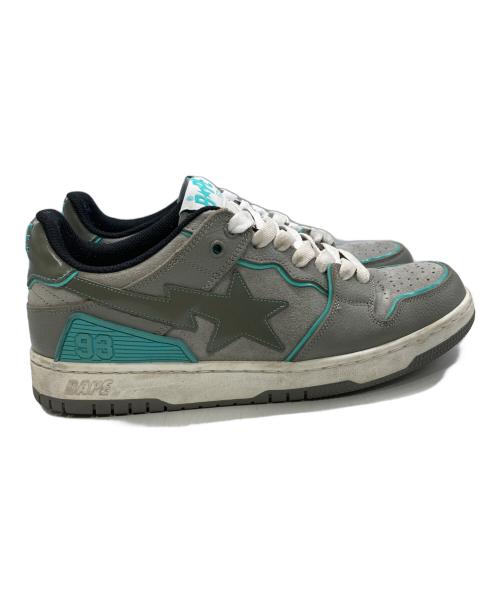 BAPESTA（ベイプスタ）BAPESTA (ベイプスタ) SK8 STA グレー×ブルー サイズ:26の古着・服飾アイテム
