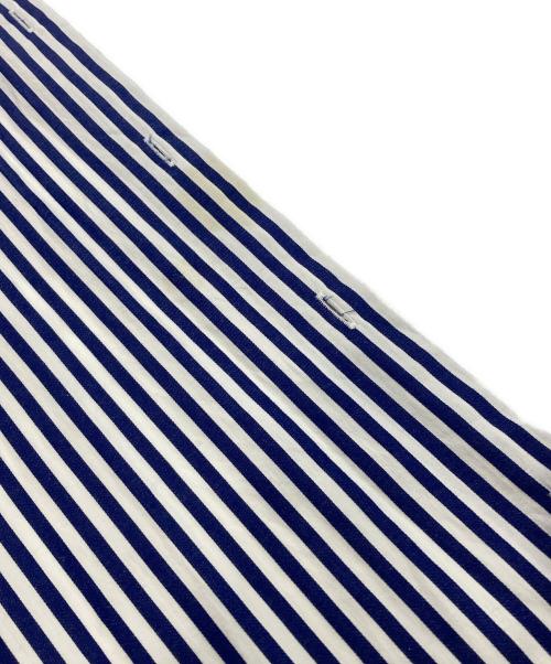 VERMEIL par iena（ヴェルメイユ パー イエナ）VERMEIL par iena (ヴェルメイユ パー イエナ) ドルマンスリーブシャツワンピース ブルー×ホワイト サイズ:表記無しの古着・服飾アイテム