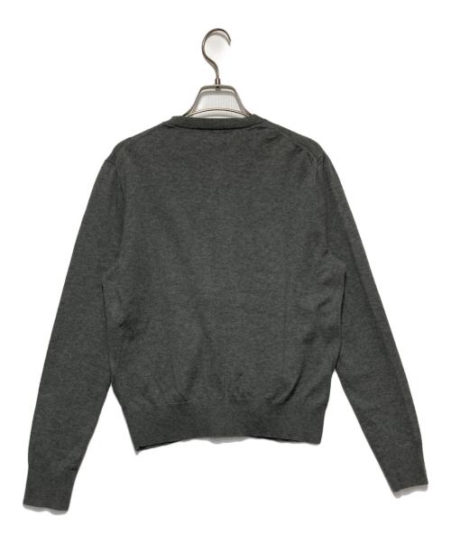 POLO RALPH LAUREN（ポロ・ラルフローレン）POLO RALPH LAUREN (ポロ・ラルフローレン) クルーネックカーディガン グレー サイズ:Ｍの古着・服飾アイテム