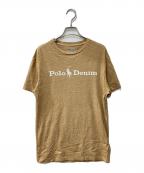 POLO RALPH LAURENポロ・ラルフローレン）の古着「プリントTシャツ」｜ベージュ