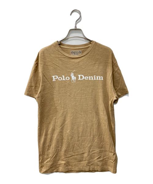 POLO RALPH LAUREN（ポロ・ラルフローレン）POLO RALPH LAUREN (ポロ・ラルフローレン) プリントTシャツ ベージュ サイズ:XSの古着・服飾アイテム