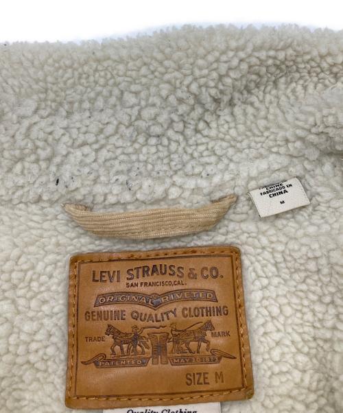 LEVI'S PReMIUM（リーバイス プレミアム）LEVI'S PReMIUM (リーバイスプレミアム) TYPE 3 SHERPA TRUCKER ベージュ サイズ:Ｍの古着・服飾アイテム