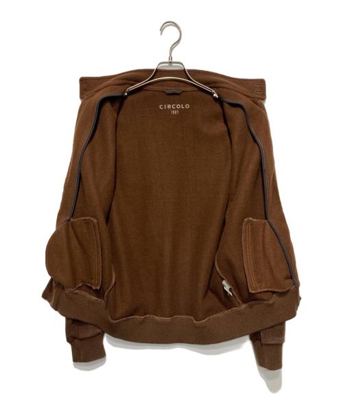 CIRCOLO 1901（チルコロ1901）CIRCOLO 1901 (チルコロ1901) フリースジャケット ブラウン サイズ:Ｍの古着・服飾アイテム