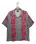 stussy（ステューシー）の古着「HAWAIIAN PATTERN SS SHIRT」｜グレー×レッド