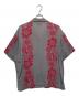 stussy (ステューシー) HAWAIIAN PATTERN SS SHIRT グレー×レッド サイズ:L：6000円