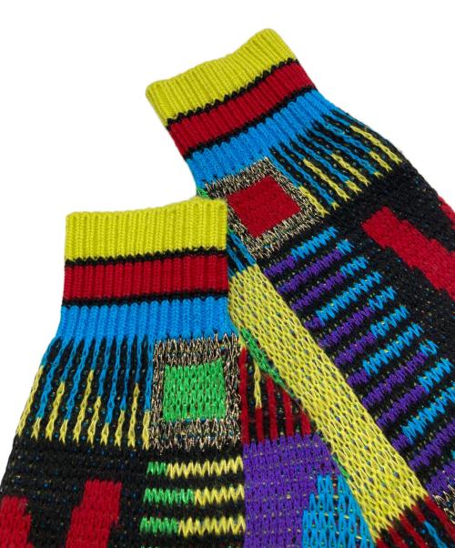 ficce YOSHIYUKI KONISHI（フィッチェ ヨシユキ コニシ）ficce YOSHIYUKI KONISHI (フィッチェ ヨシユキ コニシ) 総柄ニット マルチカラー サイズ:ーの古着・服飾アイテム