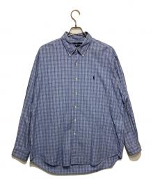 RALPH LAUREN（ラルフローレン）の古着「チェックBDシャツ」｜ブルー
